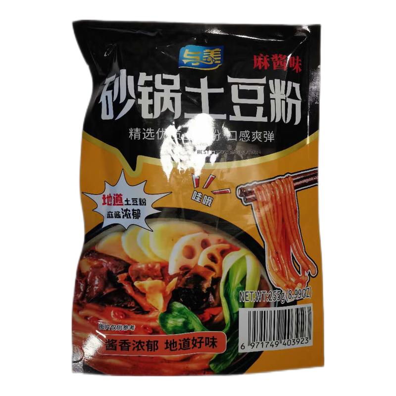 与美 砂锅土豆粉 麻酱260G/Ton Kartoffeln Nudeln und Sesamsauce 260G