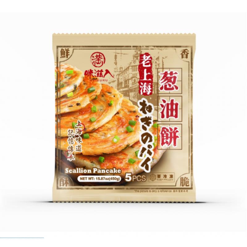 生鲜 冷冻 咪滋入 上海葱油饼 5片/450G   SCALLION PANCAKE