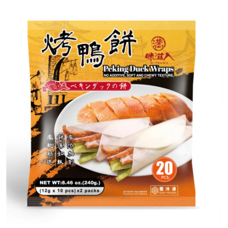 生鲜 冷冻 咪滋入 烤鸭饼 20片/240G、20 Stück gebratener Entenkuchen