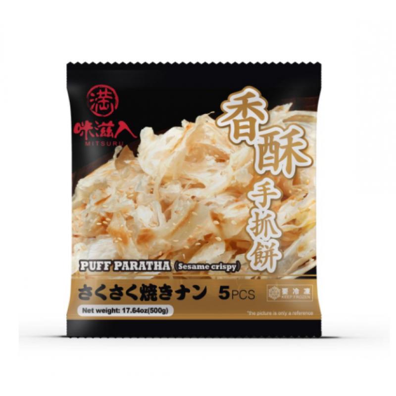 生鲜 冷冻 咪滋入 香酥手抓饼 5片/500G