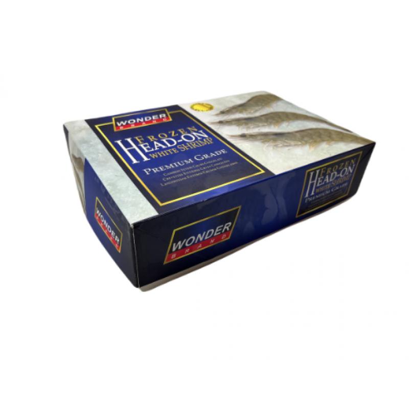 生鲜 冷冻 盒装 南美白虾30/40 2KG 带头带壳（含冰20%）/Litopenaeus vannamei