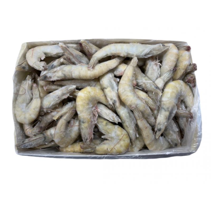 生鲜 冷冻 盒装 南美白虾30/40 2KG 带头带壳（含冰20%）/Litopenaeus vannamei
