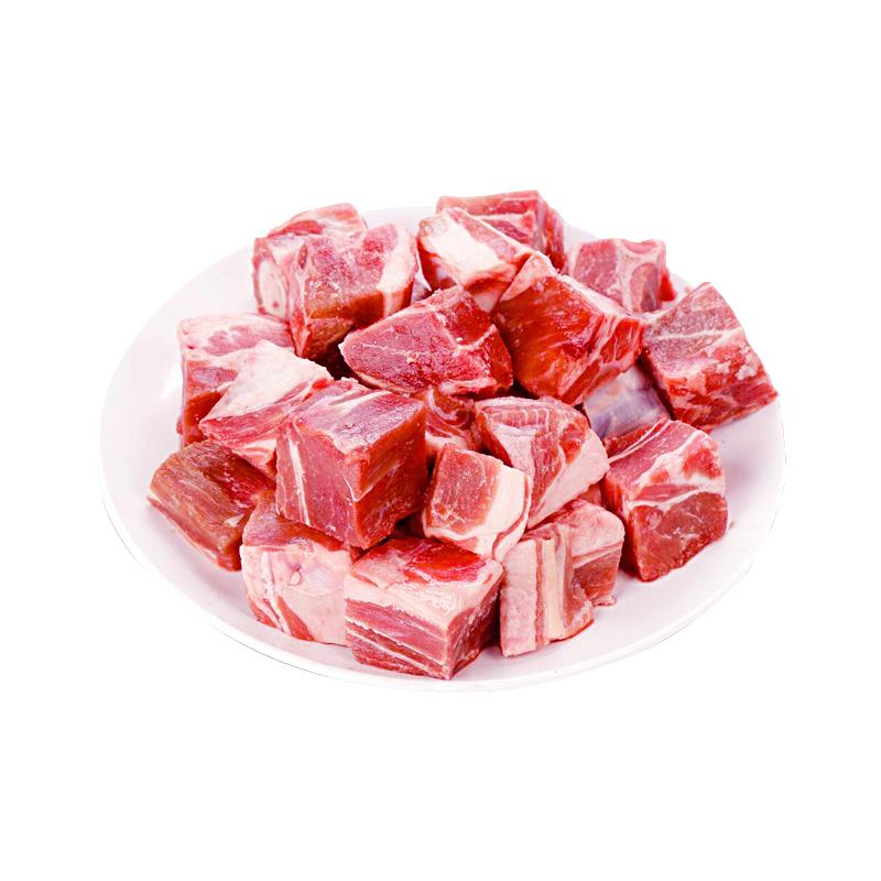 生鲜 冷冻 带骨切块山羊肉/切块羊肉1kg/Lamm geschnitten mit Knochen 1kg/