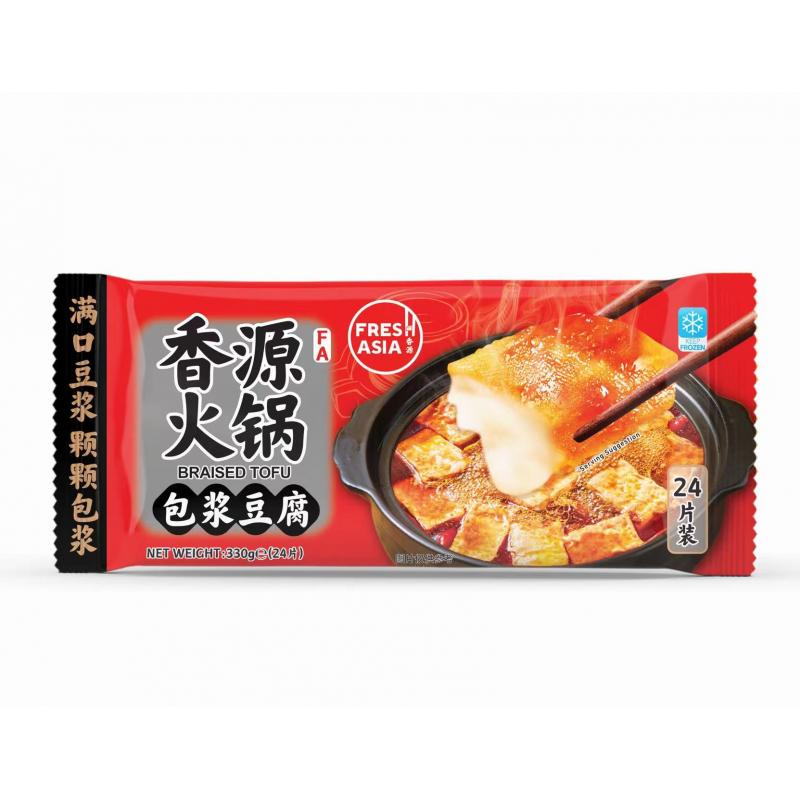 生鲜 冷冻 香源 包浆豆腐330G/Baojiang Tofu 330G