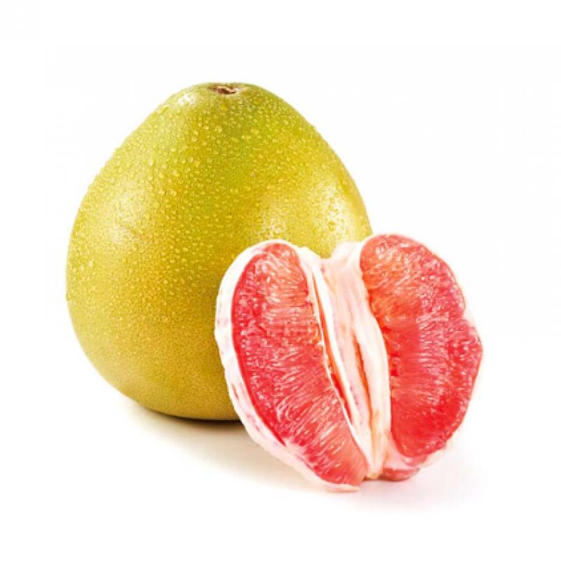 生鲜  红心文旦柚子 1个/1 rotes Herz Pomelo