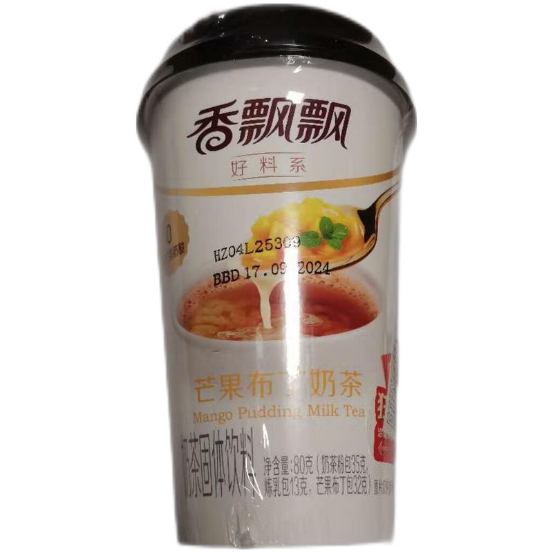 香飘飘 好料系 芒果布丁奶茶80g/Mango Pudding Milchtee 80g