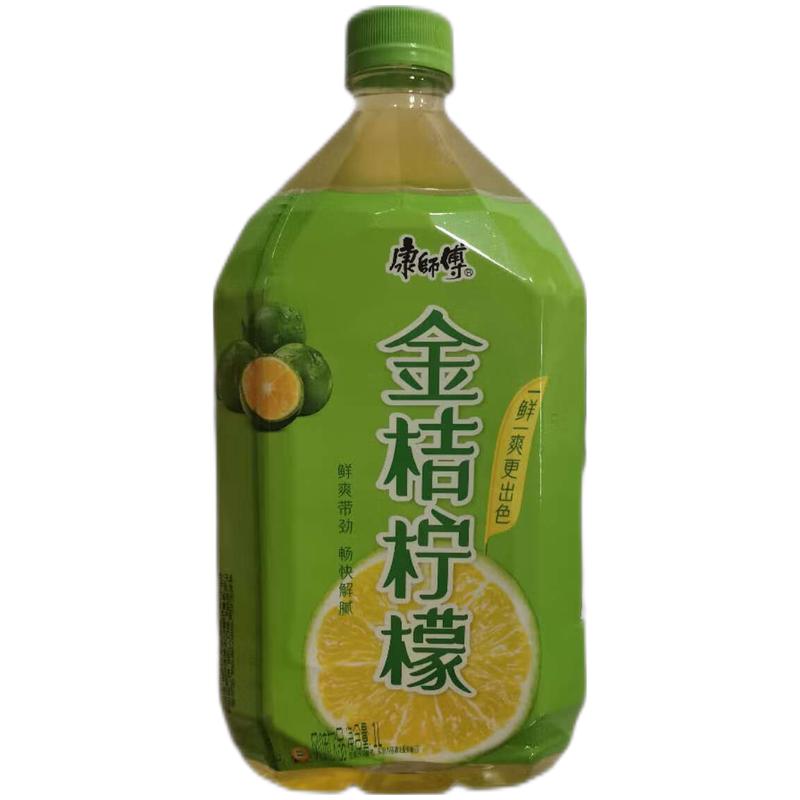康师傅饮料 金桔柠檬1L/1L Jinju Zitrone