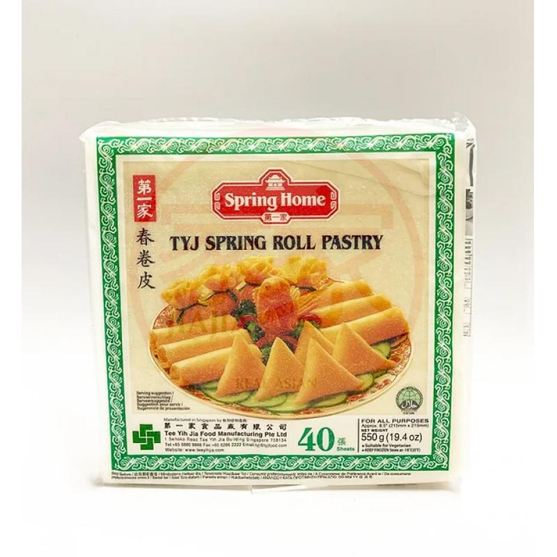 生鲜 冷冻 第一家 春卷皮 550g（40张）/TYJ Spring Roll Pastry