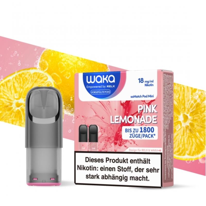 悦刻 RELX WAKA-soMatch Pod Pink Lemonade-18mg/ml/粉色柠檬（新旧版本随机发）