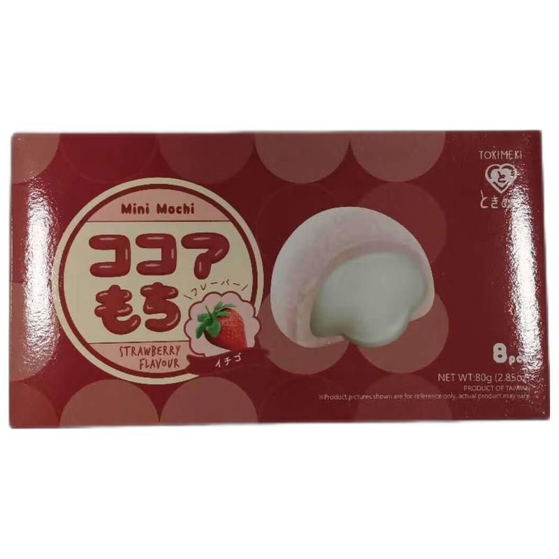 可可麻糬 草莓味80g/Kakao Mochi Erdbeer Geschmack 80g