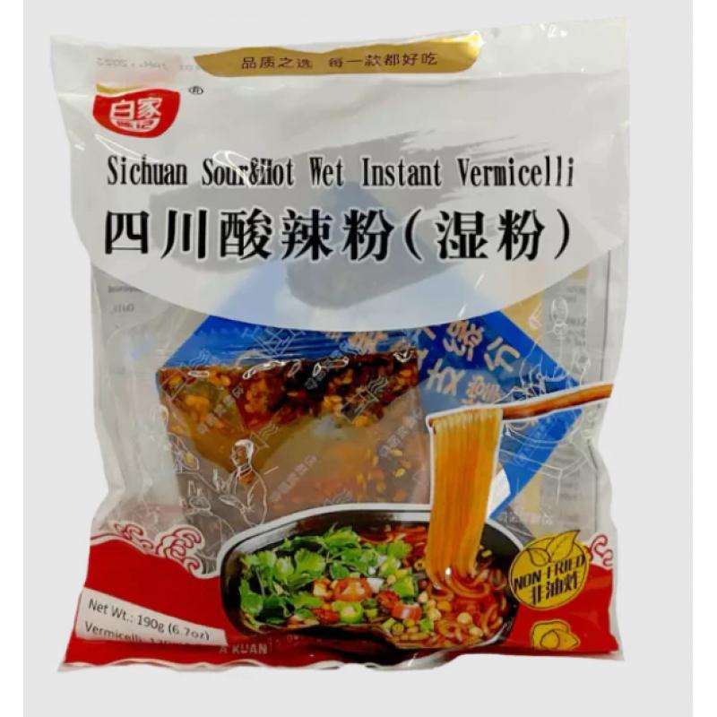 白家 四川酸辣粉 手工鲜粉 190g/baijia sichuan sour spicy vermicelli 190g