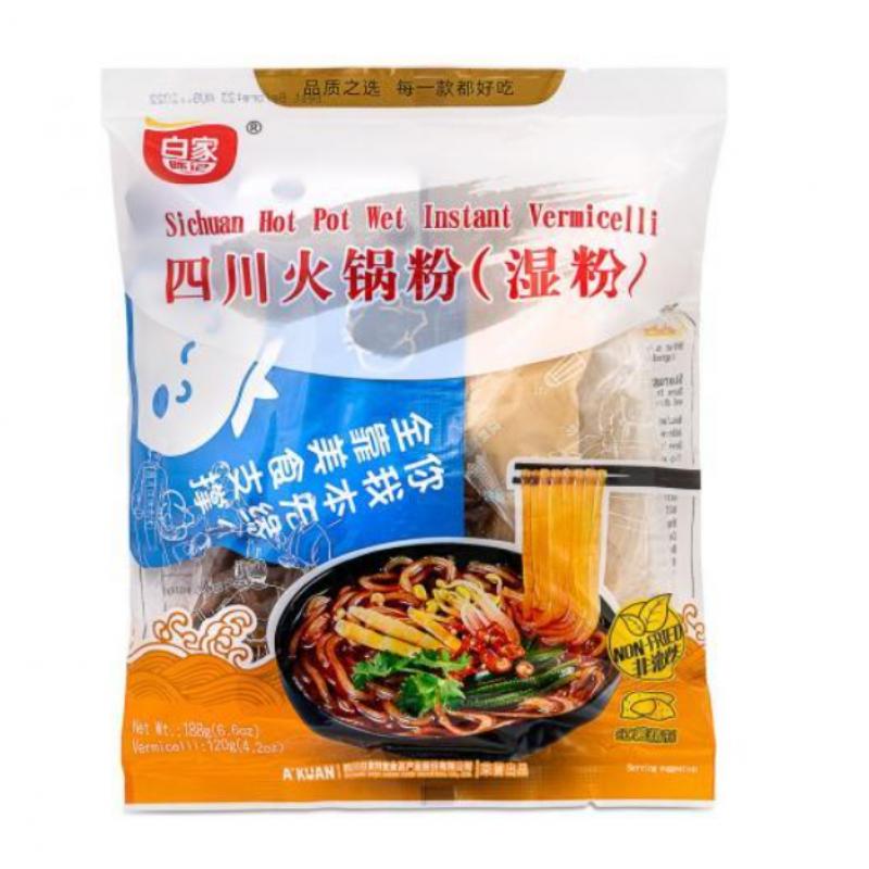 白家 四川火锅粉 手工鲜粉 188g/baijia sichuan hotpot vermicelli 188g