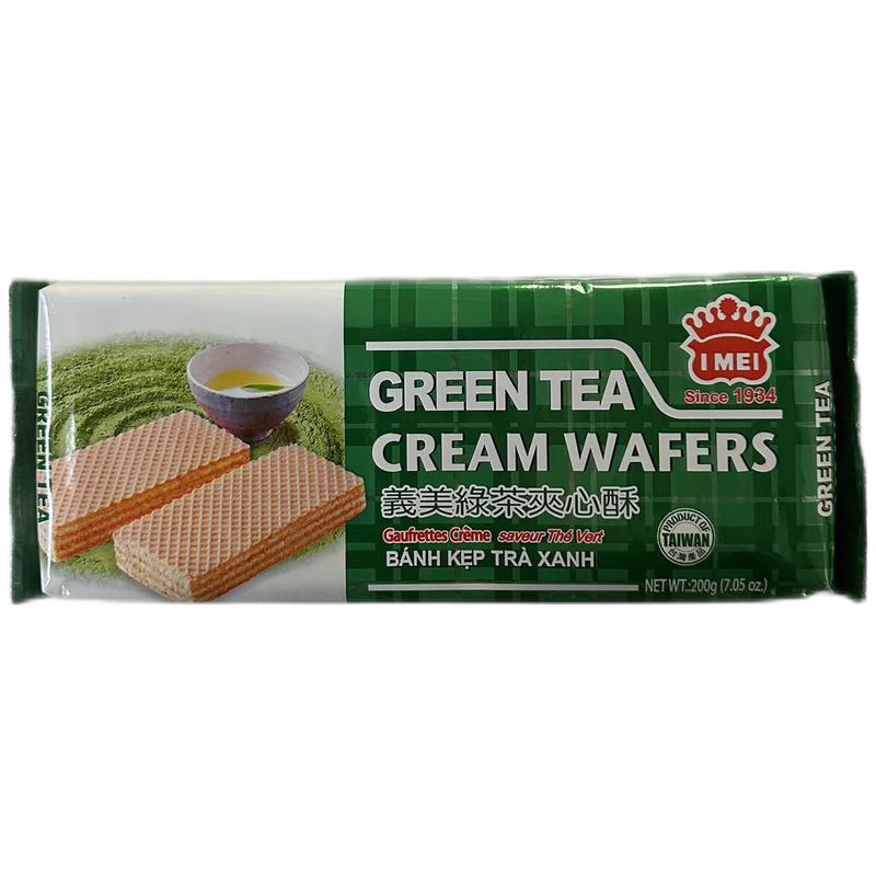 义美 绿茶夹心酥 威化饼干 200gg/i mei Wafer-green tea 200g