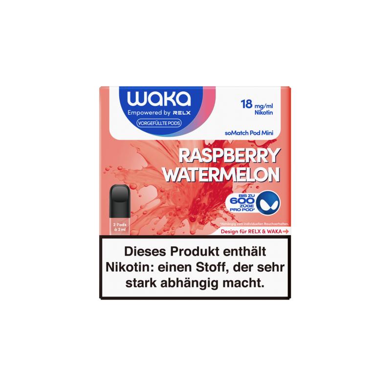 悦刻 RELX WAKA-soMatch Pod Raspberry Watermelon-18mg/ml Himbeere Wassermelone 树莓西瓜（新旧版本随机发）