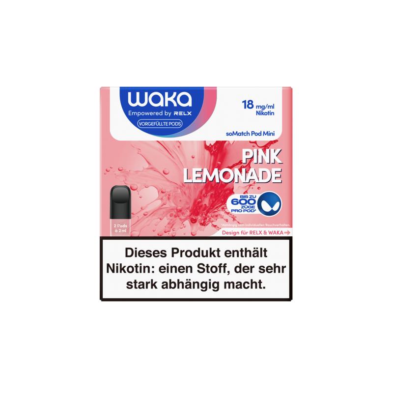 悦刻 RELX WAKA-soMatch Pod Pink Lemonade-18mg/ml/粉色柠檬（新旧版本随机发）