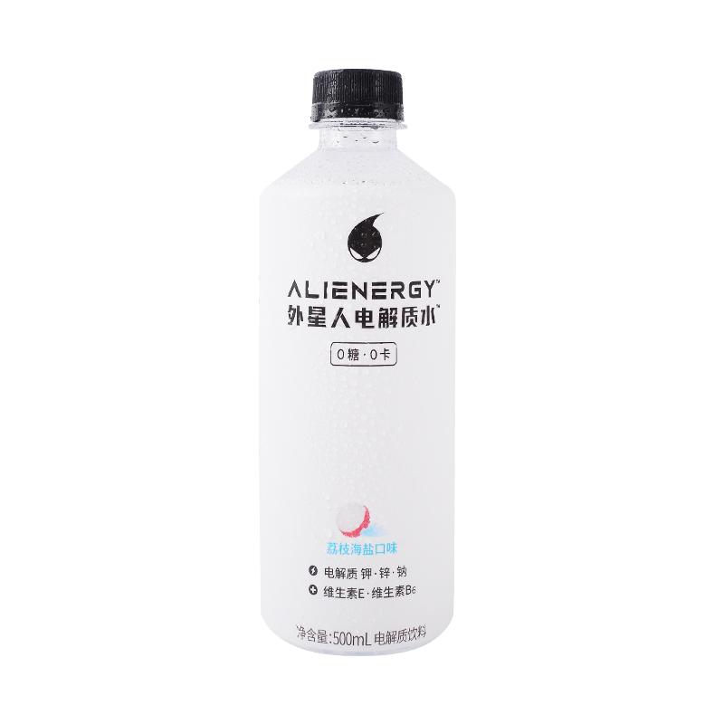 元气森林 外星人电解质水 荔枝海盐500ml/Elektrolyt Wasser Litschi Meersalz 500ml