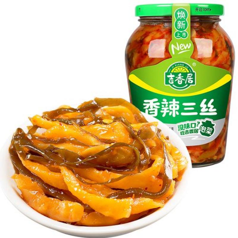 吉香居 香辣三丝350g/Würzige Drei Scherben 350g