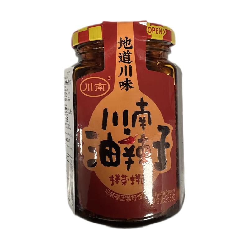川南 四川油辣子 瓶装 258g/Sichuan-würzige Samenflasche, 258 g