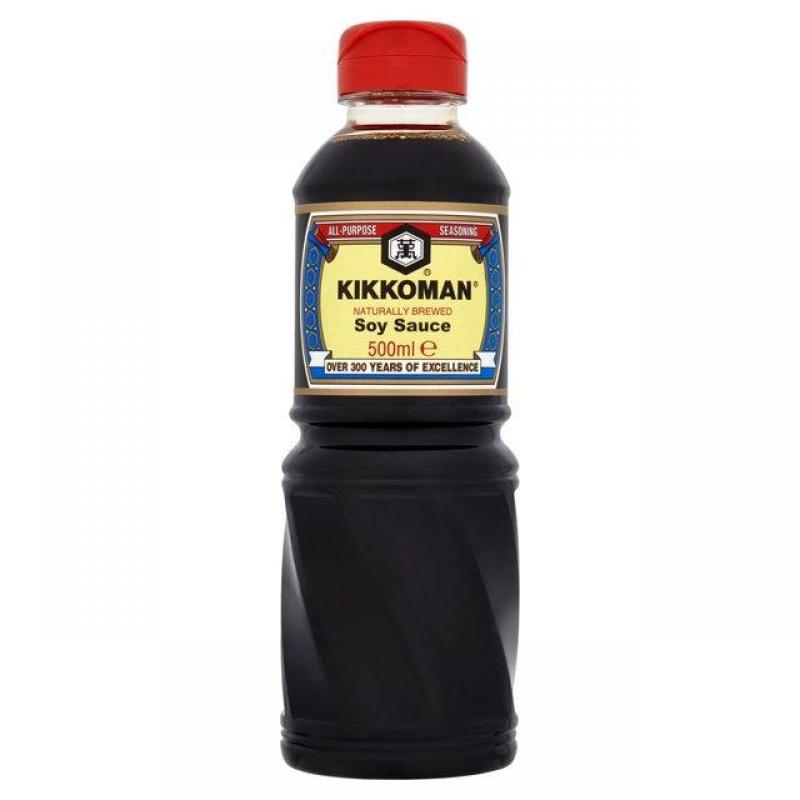 kikkoman万字龟甲万 日本酱油 （塑料红盖）500ml/Kikkoman Soya sauce 500ml