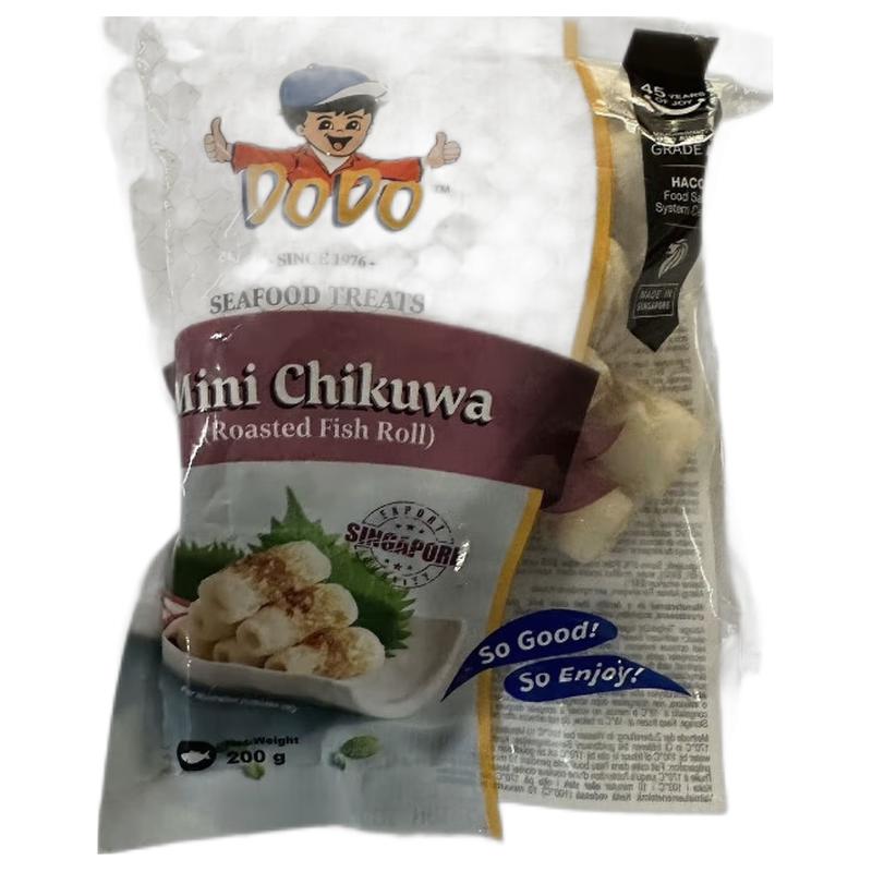 生鲜 火锅丸子 冷冻 DODO mini竹轮 火锅必备200g/DODO mini Chikuwa 200g