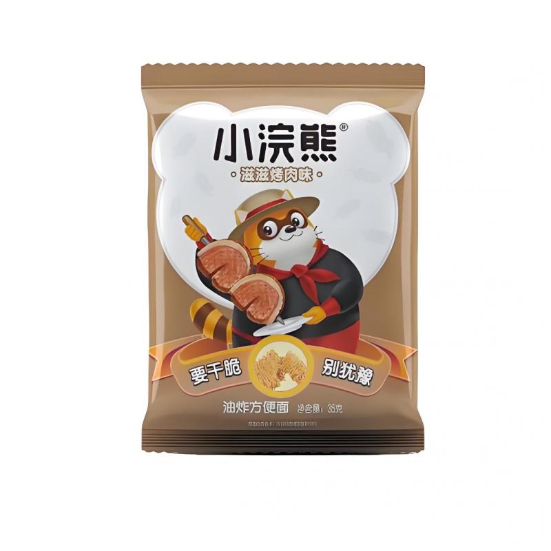 统一 小浣熊 干脆面 滋滋有肉味 烧烤味35g/Der kleine Waschbär hat einfach Fleisch und willkürlichen Grillgeschmack 35g