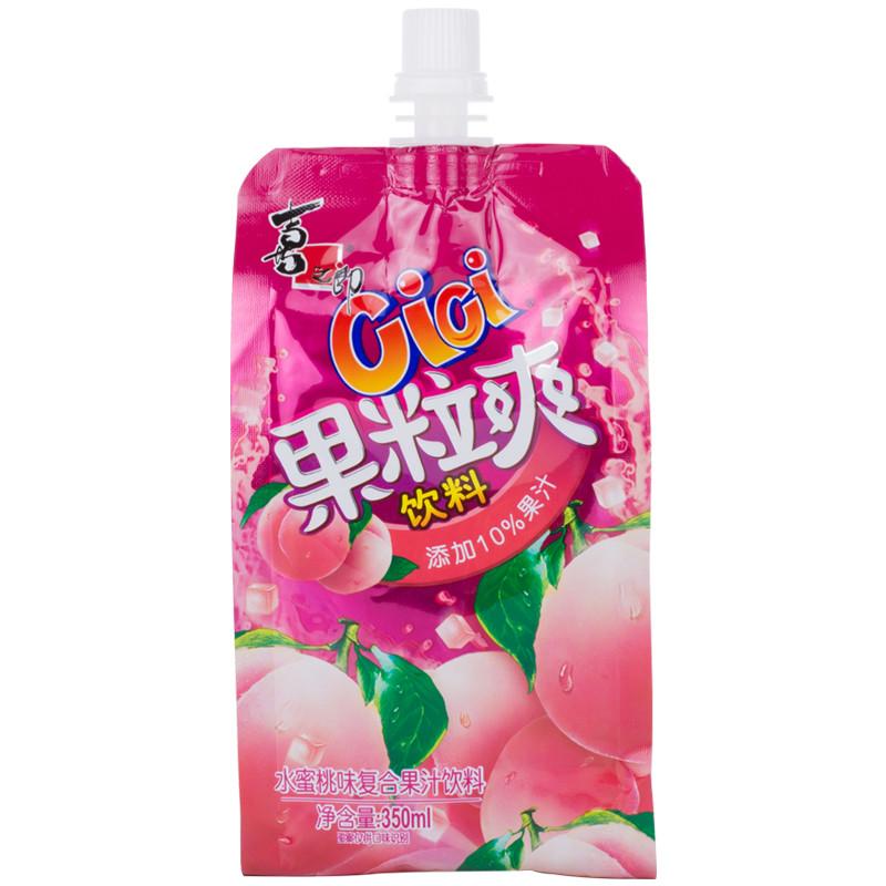 喜之郎 CICI果粒爽 水蜜桃 350ml/XZL Getrank mit Pfirsich 350ml