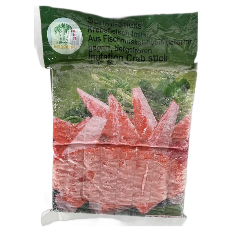 生鲜 火锅丸子 冷冻 椰树牌 蟹肉棒 火锅必备500g/Surimi Krabbe Stäbchen 500g