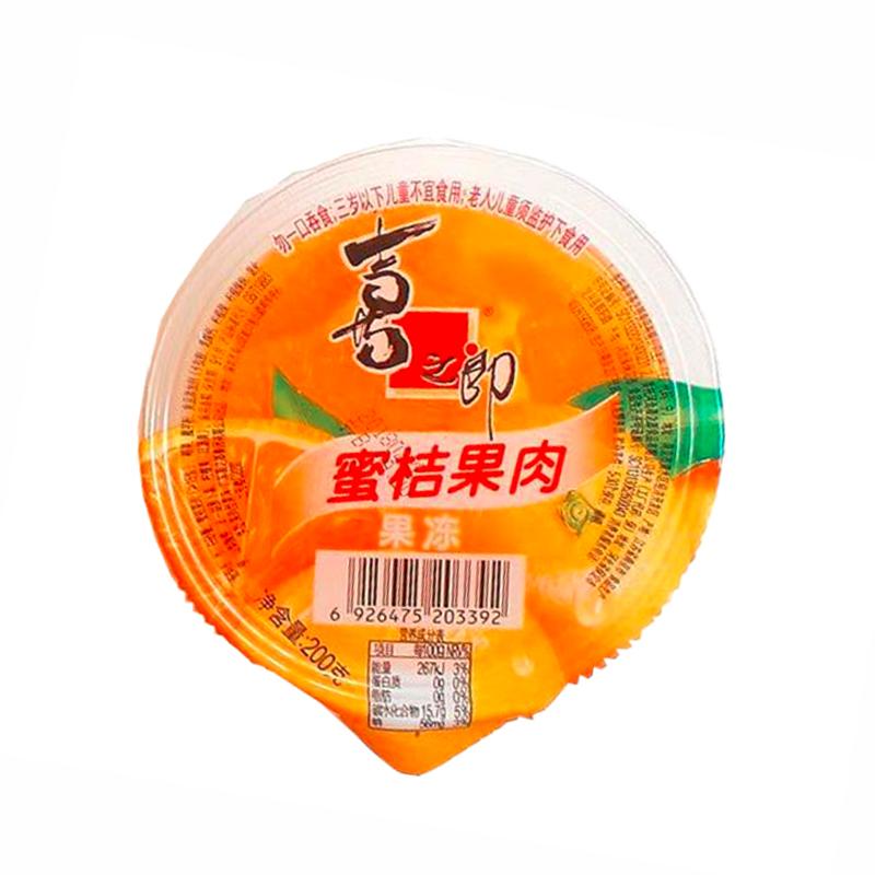 喜之郎 果肉果冻 蜜桔 单个装 200g/XZL Obstfleischung 200g