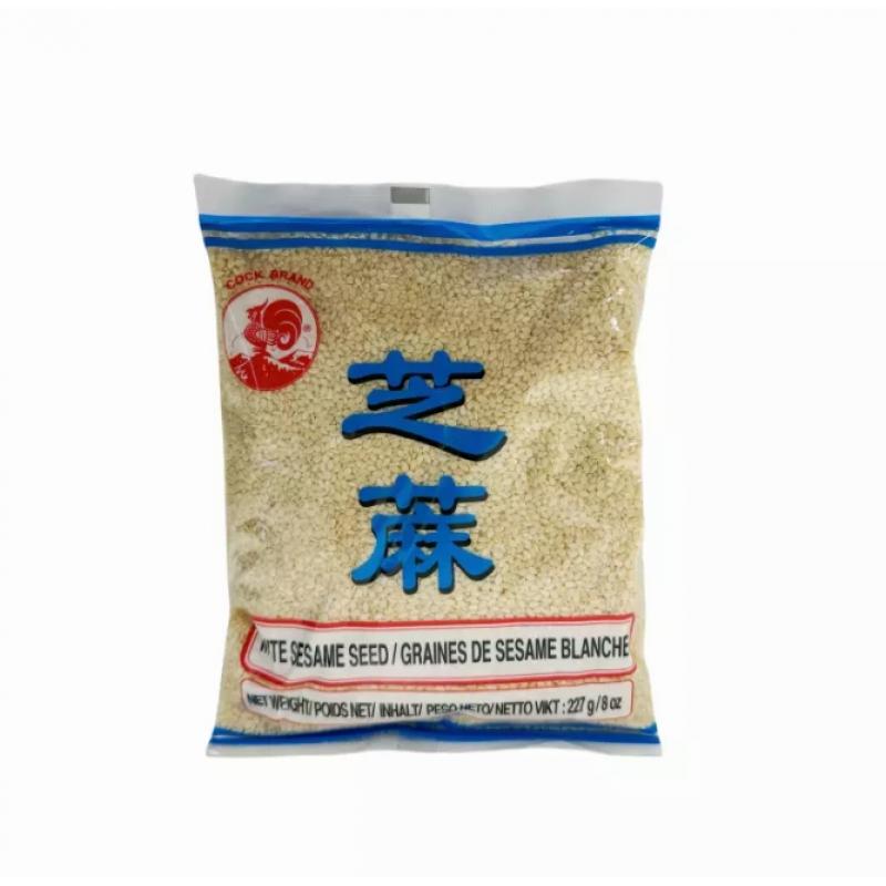 公鸡牌 CockBrand  白芝麻 227g/Sesamsaat,weiß 227g
