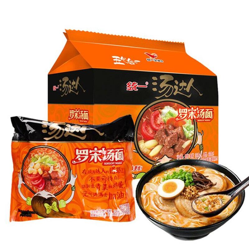 统一 汤达人 五合一 罗宋汤面 615g/TDR Borscht-Nudelsuppe 615g