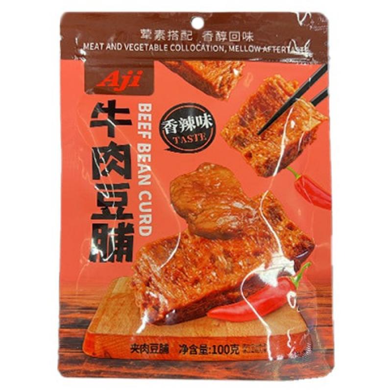 AJi 牛肉豆脯 香辣味100g/AJi Beef Bean Paste (würziger Geschmack)
