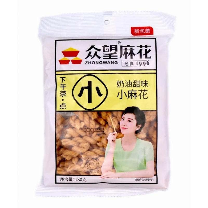 众望 小麻花 奶油甜味 112g/Kringel Keks Sahnegeschmack