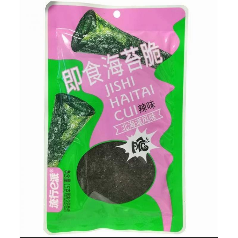 流行e派 即食海苔脆辣味15g/Sofortige Algen