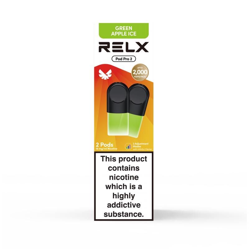 悦刻 RELX Infinity Pod Pro Green Apple Ice - (2 Pods)青苹果冰 