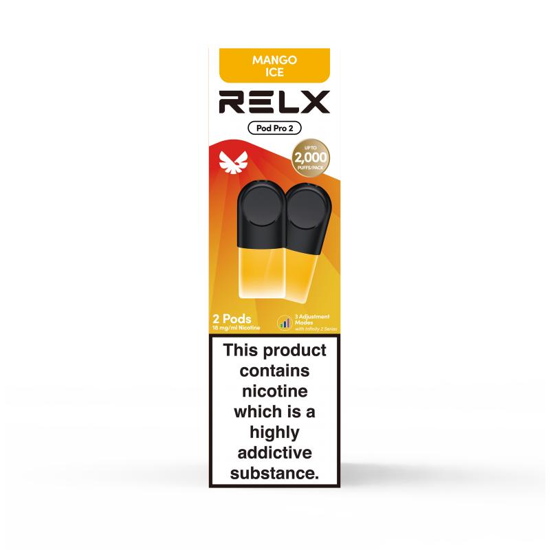 悦刻 RELX Infinity Pod Pro  Mango Ice - (2 Pods)芒果冰淇淋
