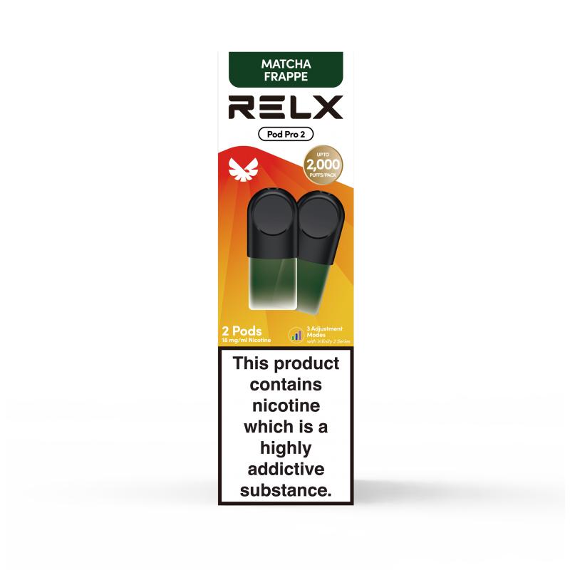 悦刻 RELX Infinity Pod Pro  Matcha Frappe - (2 Pods)抹茶星冰乐