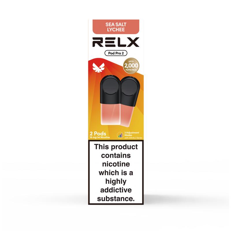 悦刻 RELX Infinity Pod Pro  Sea Salt Lychee - (2 Pods)海盐荔枝