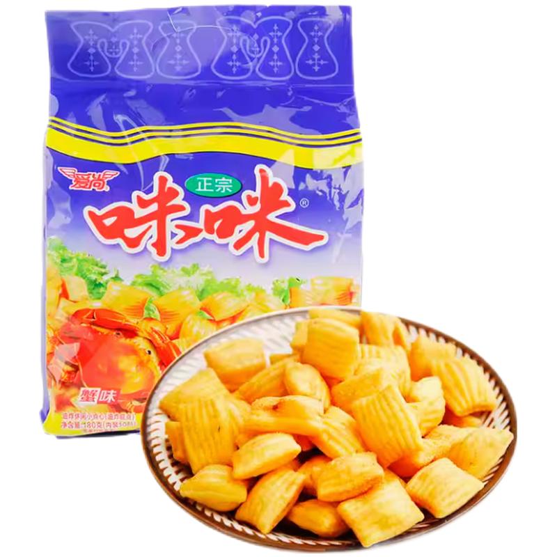 爱尚 咪咪 虾条 蟹味180G/Mimi Shrimp Crab Aroma 180G