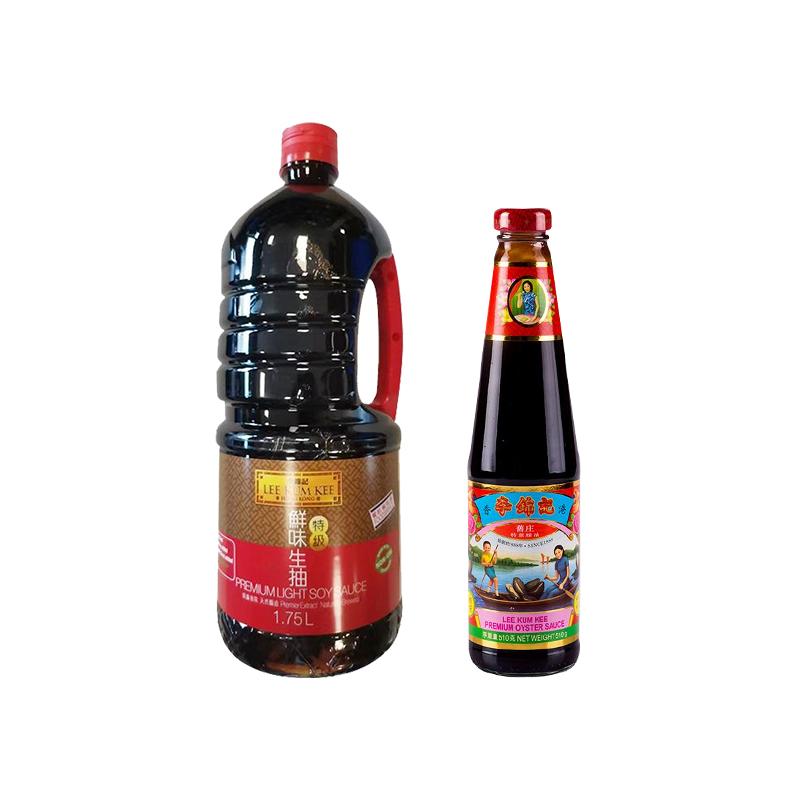 李锦记618活动；李锦记蚝油（旧庄/熊猫随机）+生抽组合仅8.99欧，厨房必备！