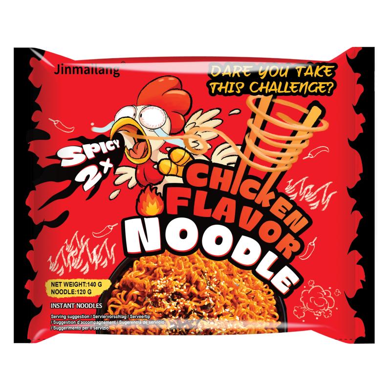 今麦郎 方便面 双倍 麻辣鸡肉味140g/JINMAILANG INSTANT NOODLE 2X SPICY CHICKEN FLAVOUR