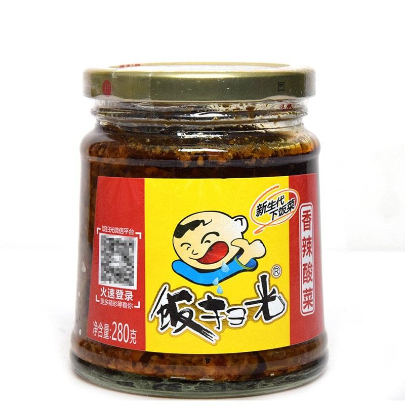 饭扫光 家常香辣酸菜 280g/Eingelegte Gemüse 280g