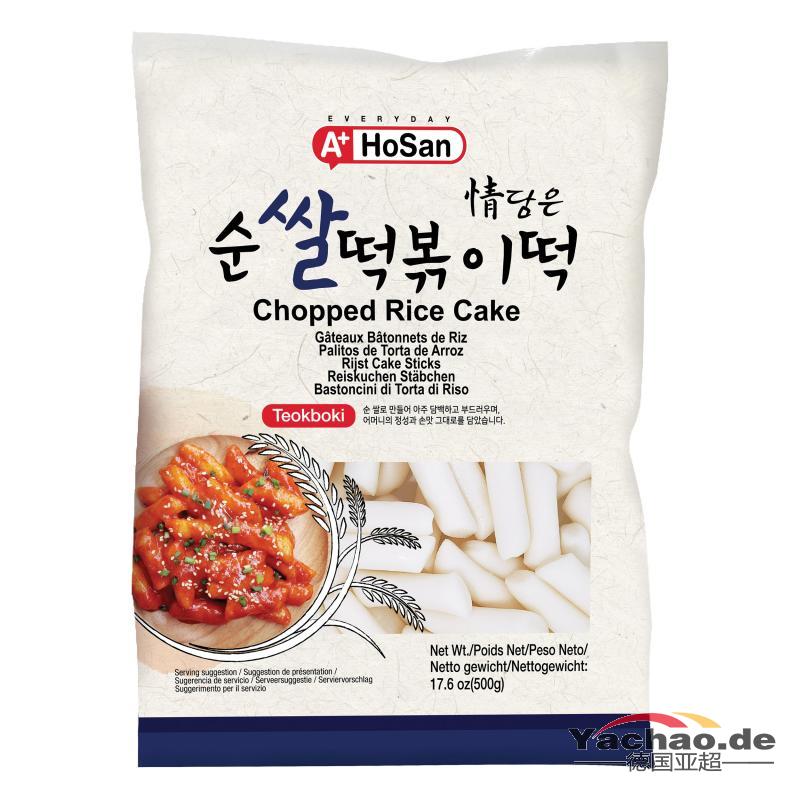 A+ 韩国年糕 年糕条500g/A+ RICE CAKE CHOPPED
