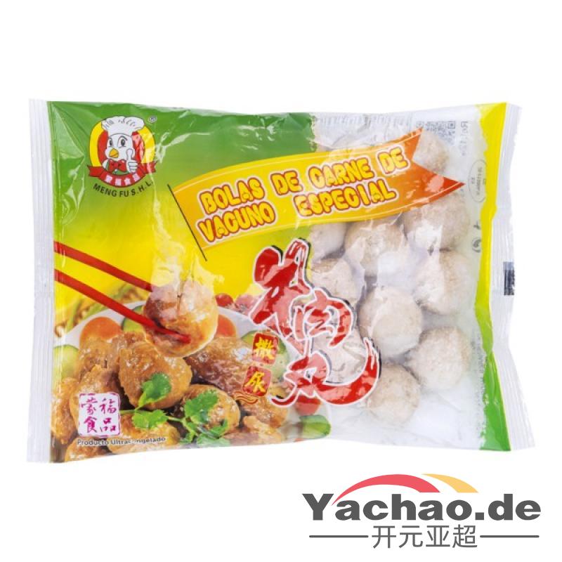 生鲜 冷冻 火锅丸子 蒙福 撒尿牛肉丸360g/MENGFU Saftige Rindfleischbällchen 