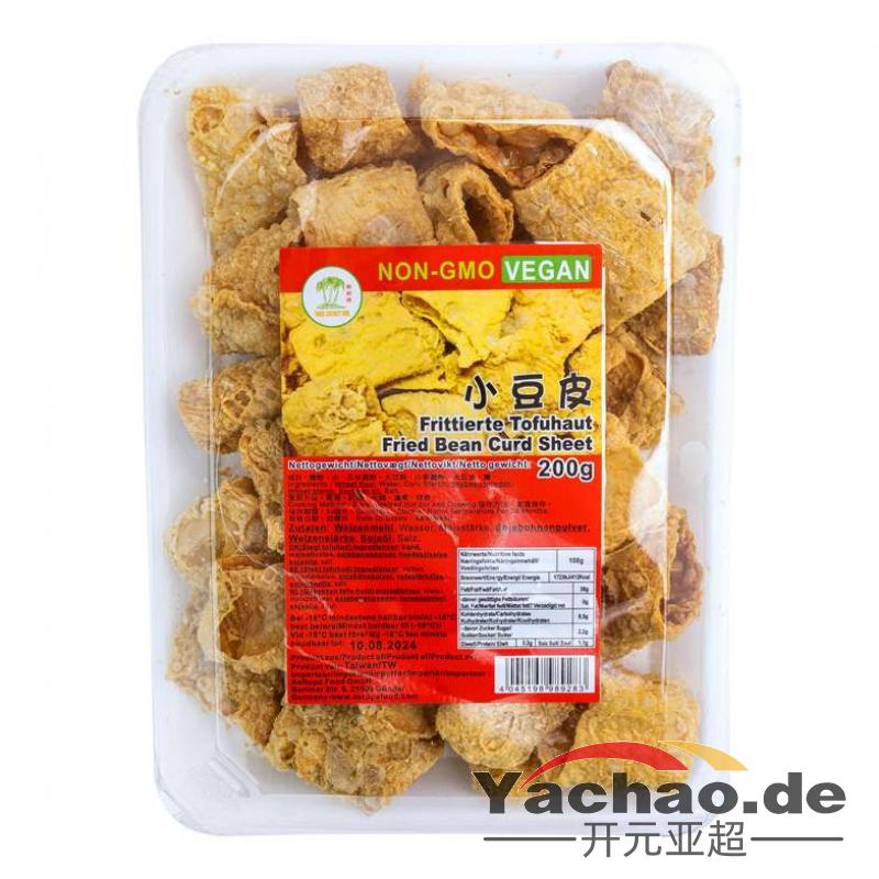 生鲜 冷冻 椰树牌 火锅小豆皮/炸豆皮 200g/TCT Sojahaut (klein)  für Feuerrtopf, frit.