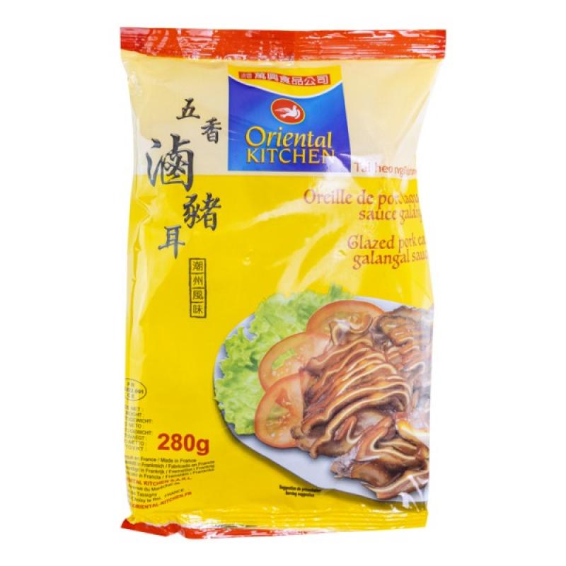 生鲜 冷冻 万兴 卤猪耳280g、ORIENTAL Schweineohren in Galangasauce