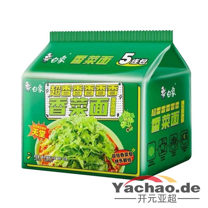 白象 方便面 超香香香香香 香菜面 五连包 115g*5/Weißer Elefant Gemüsegeschmack