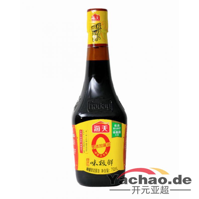 海天 0添加 味极鲜酱油750ml/Sojasoße 750ml