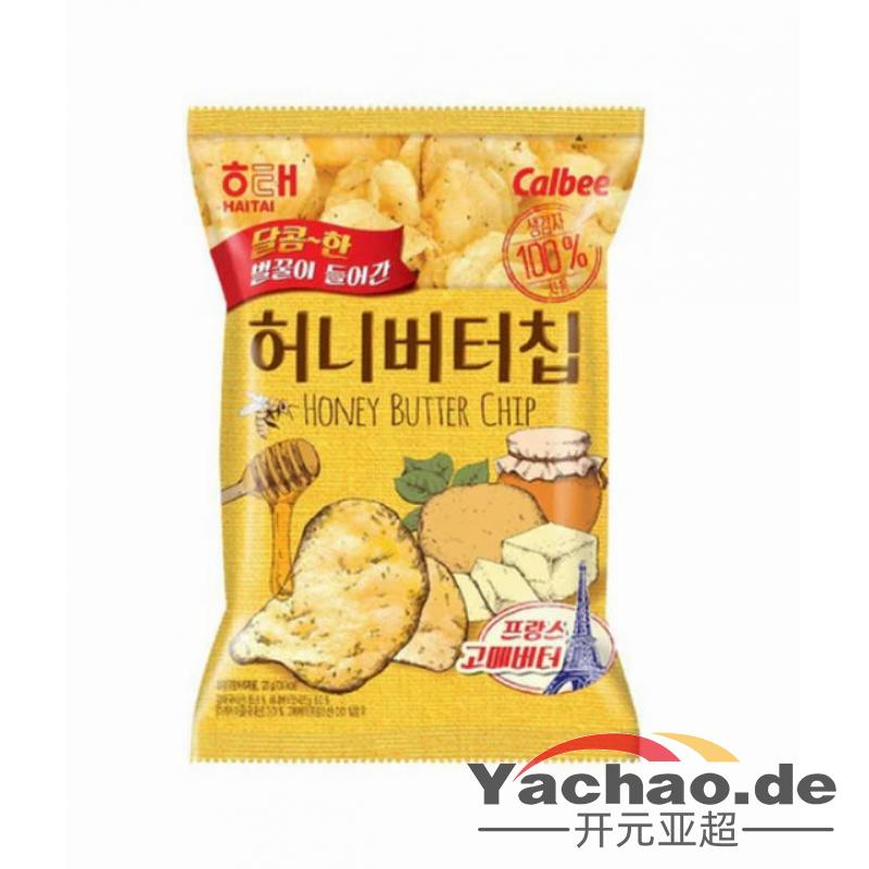 卡乐比 韩国薯片 蜂蜜黄油60g/KR CalbeePotatochip Honey Butter Fl 