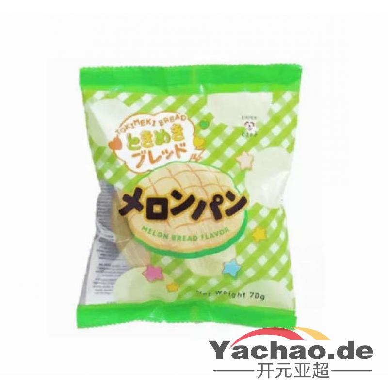 TOKIMEKI 日本面包 哈密瓜味70g/TOKIMEKI Melon Bread Plain 70g
