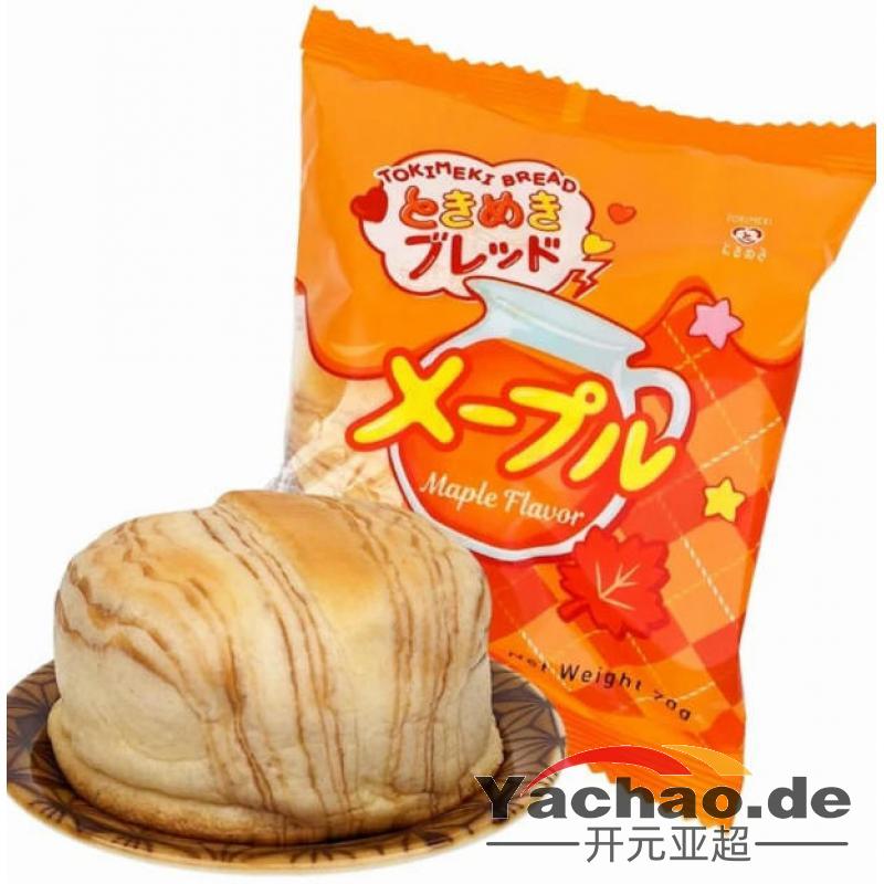 TOKIMEKI 日本面包 枫糖味70G/Tokimeki Bread Maple Fl
